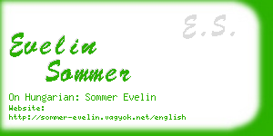 evelin sommer business card